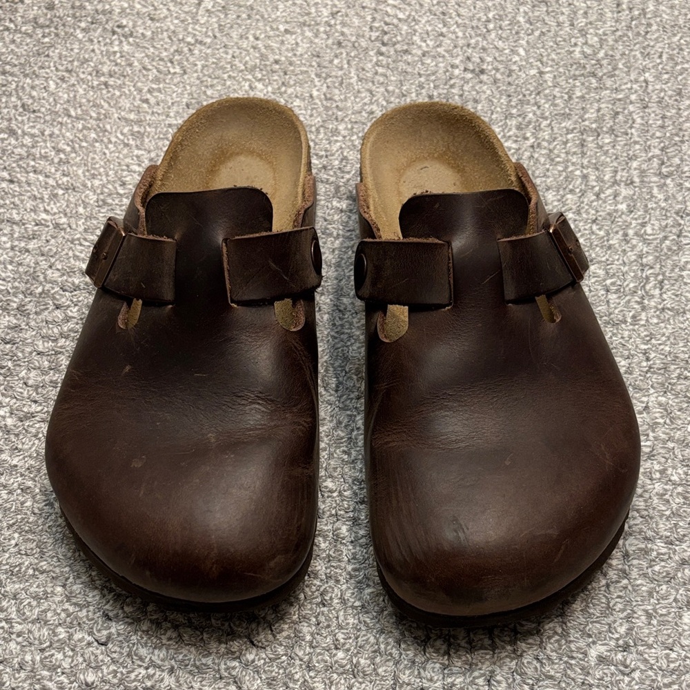 Birkenstock Boston Oiled Leather Clogs